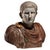 Gold Unknown. Bust of a Roman Emperor, Italy, 19th Century, Marble For Sale - Image 8 of 8