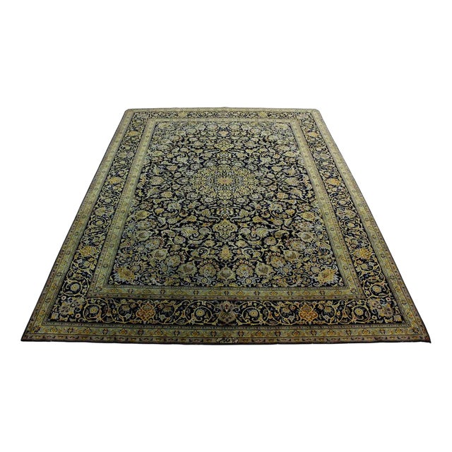 Middle Eastern Hand-Knotted Rug For Sale