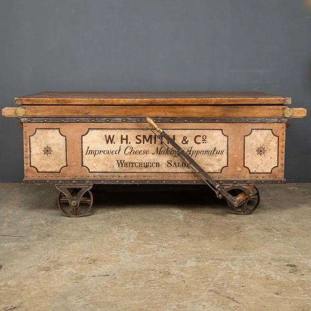 Late 19th Century 19th Century Victorian Freight Carriage with Oak Top, 1880s For Sale - Image 5 of 18