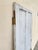 Antique Architectural Salvage Gray White Distress Painted Wooden Interior Door For Sale In Philadelphia - Image 6 of 12