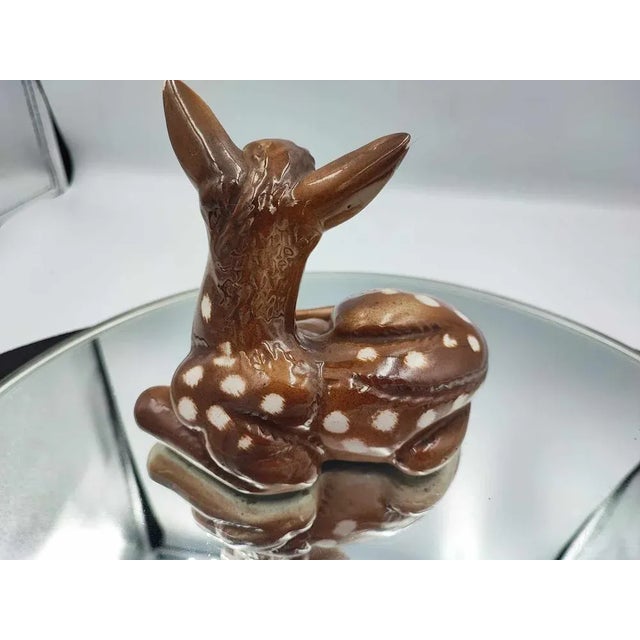 Ceramic Deer by Zygmunt Buksowicz for Steatyt Katowice, 1970s For Sale - Image 7 of 10