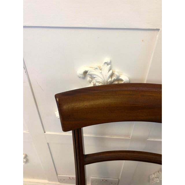 Antique Regency Mahogany Dining Chairs, 1830, Set of 6 For Sale - Image 9 of 12