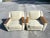 1950’s Swedish Modern Club Chairs With Wood Armrests on Castors - a Pair For Sale - Image 4 of 12