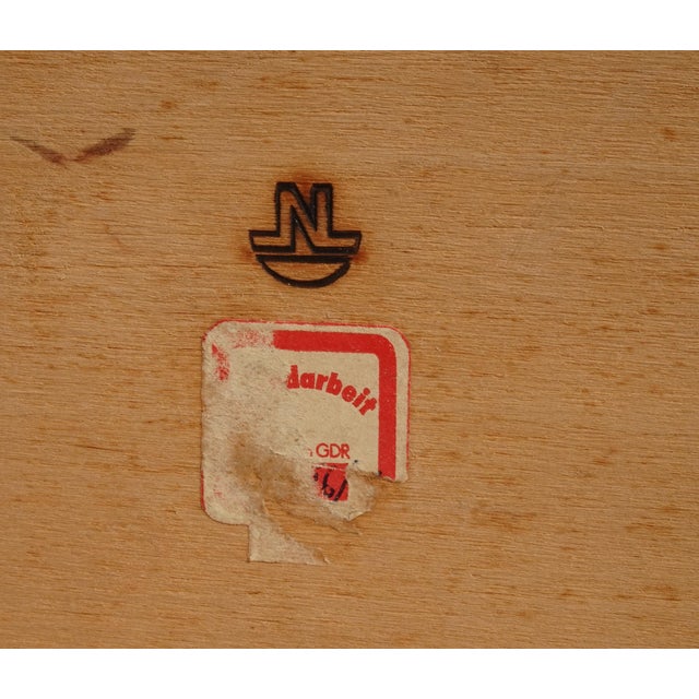 German Magazine Rack in Pine Wood, Germany, GDR, 1960s For Sale - Image 8 of 9