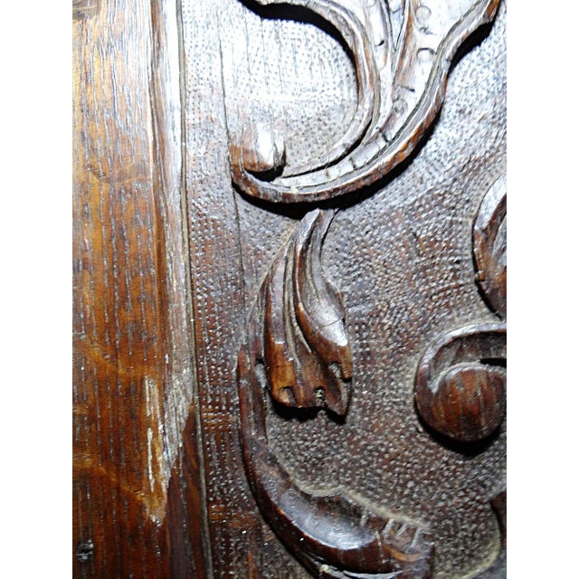 Antique 19th Century Carved Wooden Wall Panels, Set of 2 For Sale - Image 9 of 14