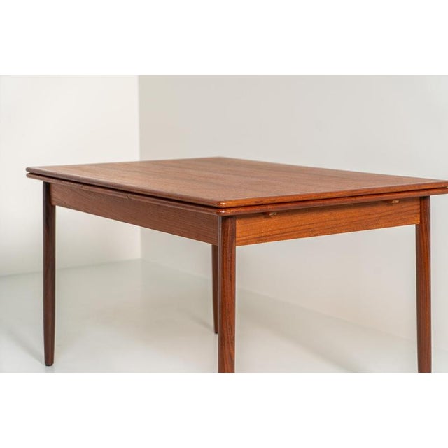 1960s Vintage Danish Extendable Dining Table, 1960s For Sale - Image 5 of 12