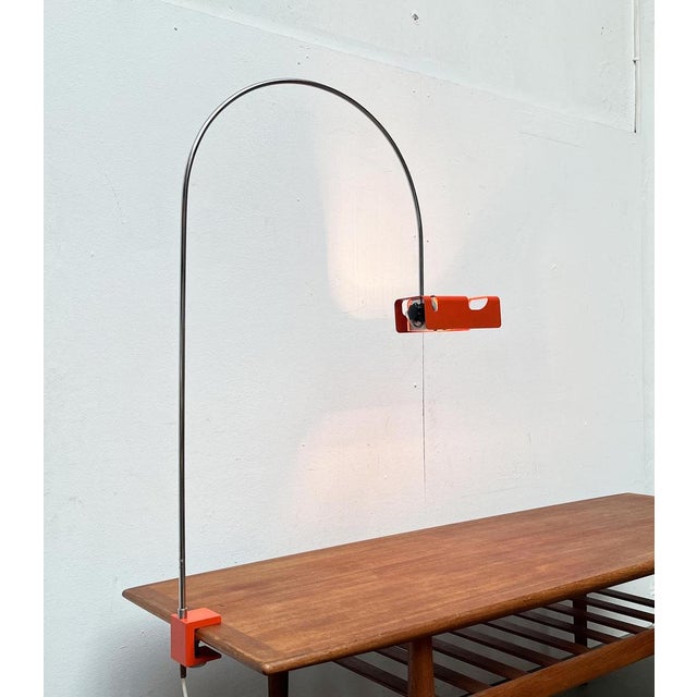 Mid-Century Space Age Spider Style Arc Table Lamp, 1960s For Sale - Image 4 of 18