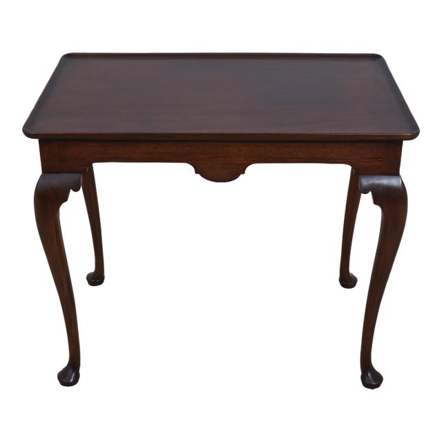 Saybolt Cleland Attributed Queen Anne Mahogany Tea Table For Sale
