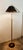 Height-Adjustable and Extendable Floor Lamp with Gold Lampshade For Sale - Image 13 of 18
