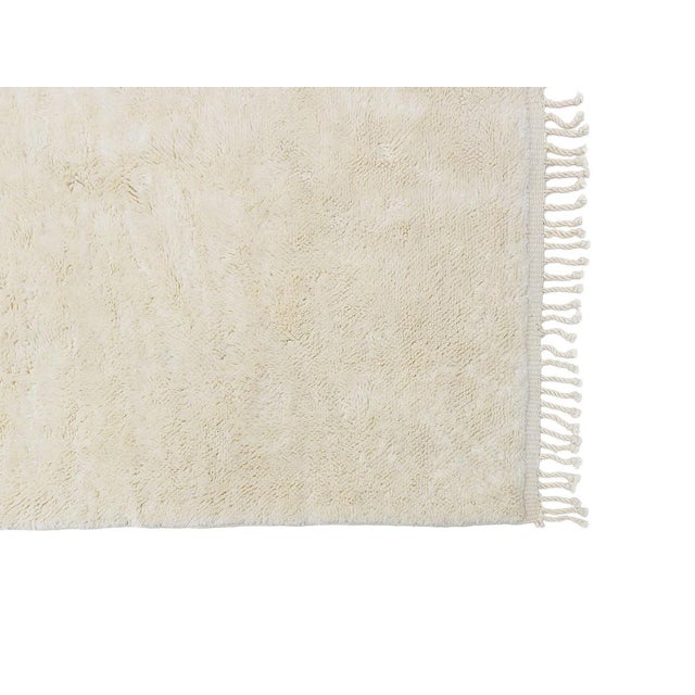 Contemporary Premium Oversize Hand-Knotted Moroccan Wool Rug | 13'8" X 9'10" | One of a Kind For Sale - Image 3 of 7