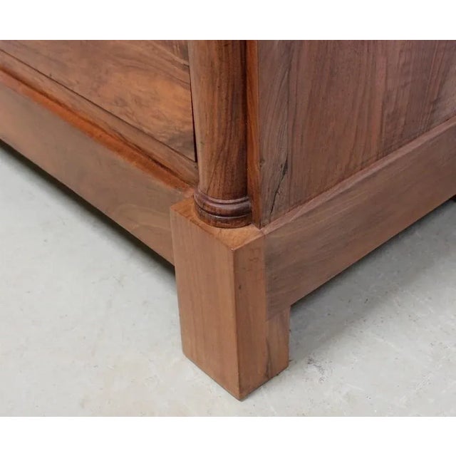 Small Solid Walnut Chest of Drawers, 1800s For Sale - Image 14 of 18