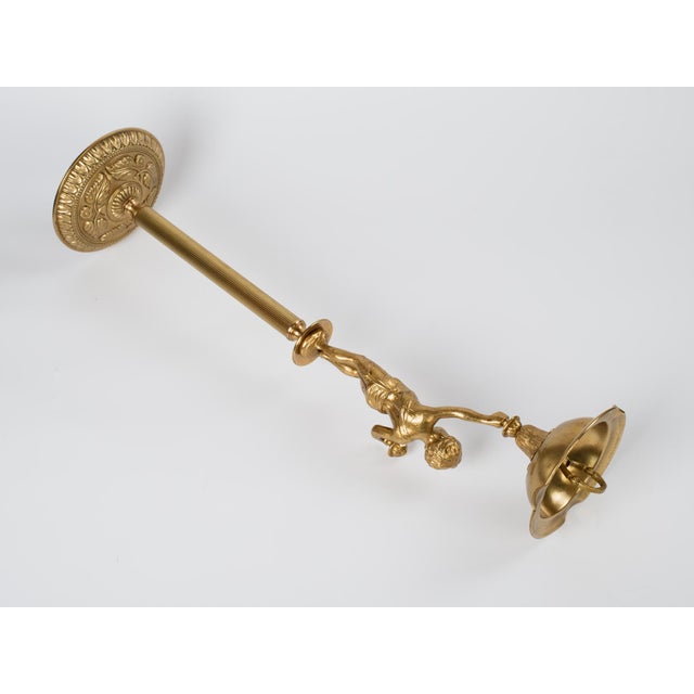 Metal 1960s Spanish Brass Floor Standing Ashtray For Sale - Image 7 of 7