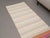 Turkish 1970s Vintage Handmade Wool Cotton White Orange Area Rug For Sale - Image 3 of 11
