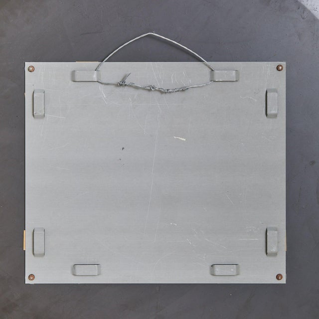 Glass Italian Round Layered Wall Mirror Attributed to Cristal Arte, 1960s For Sale - Image 7 of 7