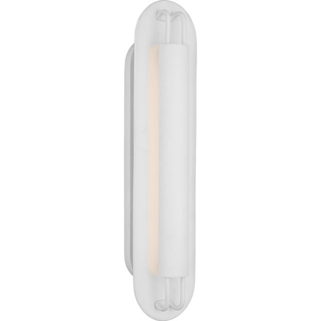 Teline 24" Oval Sconce in Matte White Designer: Kelly Wearstler Finish: Matte White Height: 24" Width: 6" Extension: 4.5"...