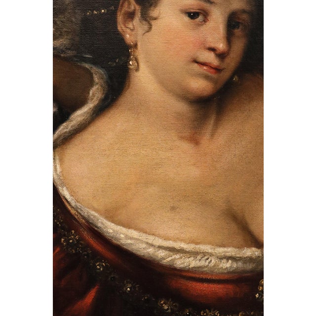 Workshop of Francesco Cairo, Queen Artemisia, 1670, Oil on Canvas For Sale - Image 13 of 15