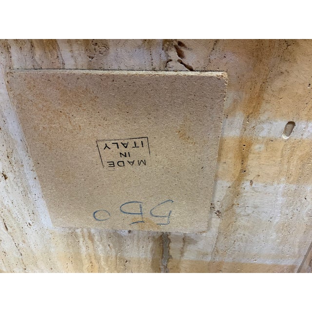 20th Century Travertine Side Table For Sale - Image 12 of 12