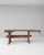 Mid 20th Century Czechia Traditional Burnt Orange Wood Console Table For Sale - Image 10 of 10