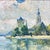 1920s Impressionistic View of Eltville am Rhein by Rheingau Artist Willy Holtmann, 1930 For Sale - Image 5 of 12
