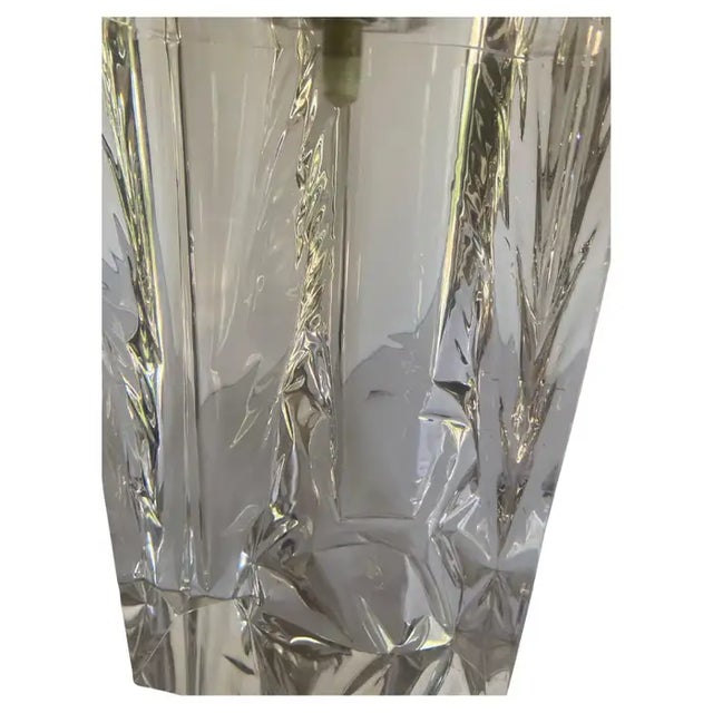 Mid 20th Century Mid Century Modern Italian Lucite Ice Table Lamp For Sale - Image 5 of 7