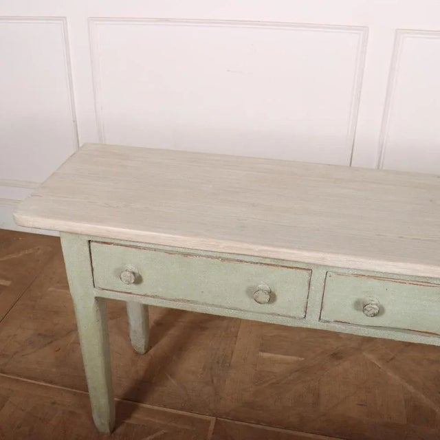 Narrow Painted Console Table For Sale - Image 5 of 7