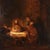 After Rembrandt, Supper at Emmaus, Oil Painting on Canvas, Framed For Sale - Image 3 of 12