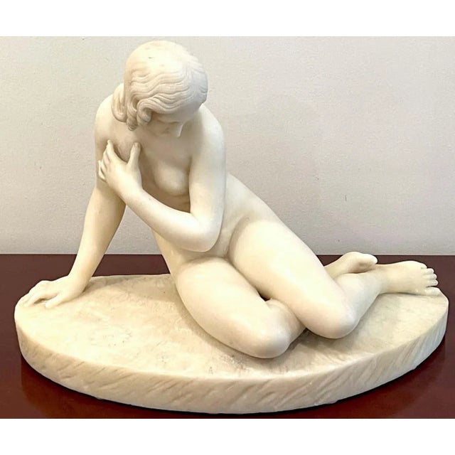 Late 19th Century 19th Century Marble Sculpture â€šÃ„ÃºEve at the Fountainâ€šÃ„Ã¹ After Edward Hodges Baily For Sale - Image 5 of 13