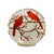 Modern LED Frosted Cardinal Orb with Berry Branch Design (Set of 3) For Sale - Image 3 of 6