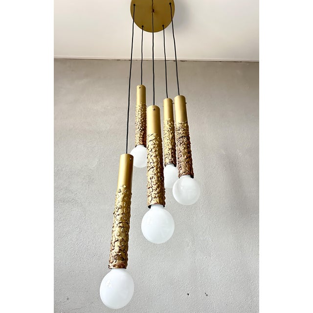 1970s Vintage Cascade Light from Glashütte Limburg, 1970s For Sale - Image 5 of 15