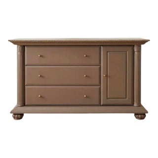 Vintage Dark Brown Dresser For Sale