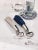 Contemporary Royal White Leather Tassel Nickel Bottle Openers, Set of 2 For Sale - Image 3 of 4