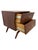 Brown Mid-Century Modern Pearsall Style Walnut Nightstands - Set of 2 - Refinished! For Sale - Image 8 of 9
