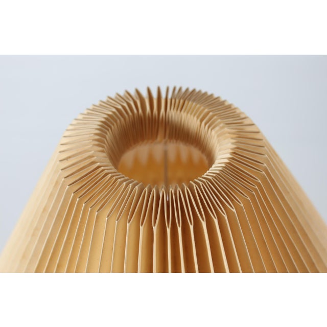 Metal Early Table and Wall Lamp Model 306 in Brass with Original Paper Shade by Kaare Klint, 1940s For Sale - Image 7 of 13