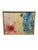 1980s 1980s Pair of Oversized Jack Compton Colorful Abstract Mixed Media Paintings on Canvas 60x46" For Sale - Image 5 of 17