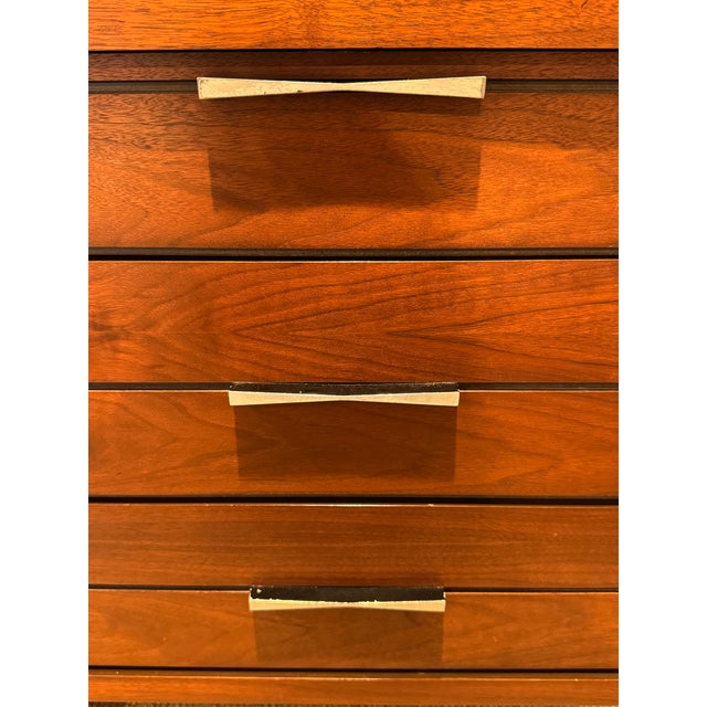 Wood 1960s Mid Century Lane Tuxedo Dresser For Sale - Image 7 of 8