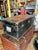 Mid-Century Modern Industrial Us Military Footlocker Trunk With Original Insert Tray For Sale - Image 4 of 12