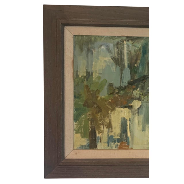 Impressionist 1960s San Francisco Mission Dolores by M. Grafton Dulaney Oil on Board, Framed For Sale - Image 3 of 5