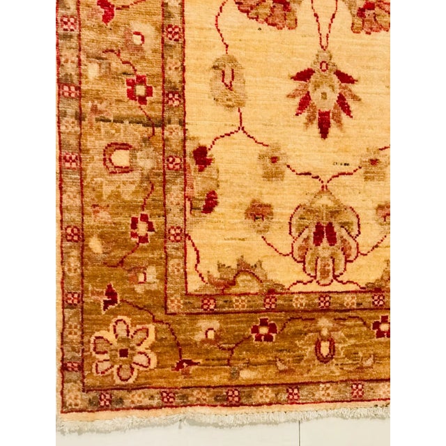 Beige, Yellow, Red & Brown Wool Rug, 1970s For Sale - Image 3 of 13