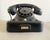 Mid-Century Italian Black Bakelite Table Phone with Handset, 1950 For Sale - Image 4 of 17