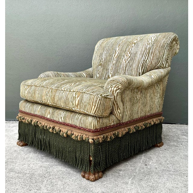 Vintage Lions Paw Lounge Chair For Sale - Image 17 of 18