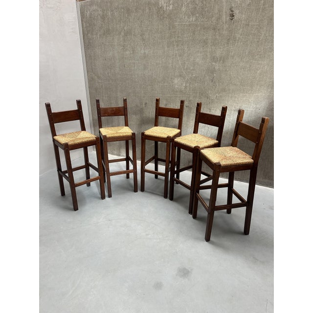 Vintage Bar Stools, 1970s, Set of 5 For Sale - Image 14 of 16