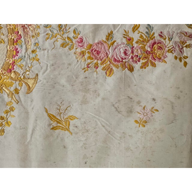 French Silk Brocade Panel, 1800s For Sale - Image 6 of 14