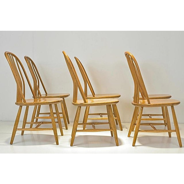 Akerblom Chairs by Bengt Åkerblom for Nässjö Chair Factory, Sweden, 1954, Set of 6 For Sale - Image 6 of 13