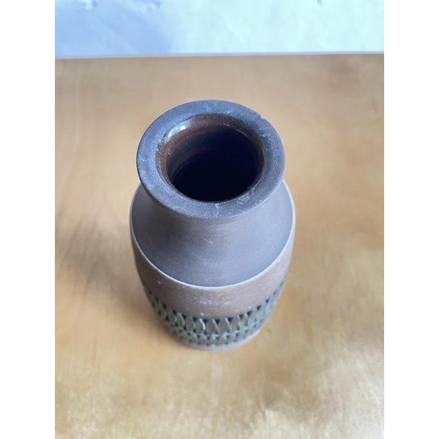 Swedish Handcrafted Stoneware Vase by Tomas Anagrius, 1960s For Sale - Image 6 of 9