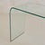 Breccia Verde Marble + Bent‑Glass Console Table, Europe Circa 1970 For Sale - Image 9 of 10