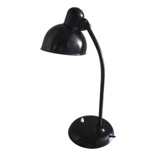 Black 6551 Table Lamp by Christian Dell for Kaiser Idell / Kaiser Leuchten, 1930s For Sale