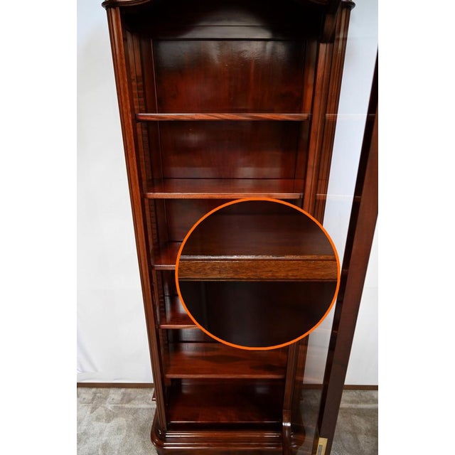 Napoleon III Style Showcases in Mahogany, 19th Century, Set of 2 For Sale - Image 17 of 18