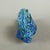 Vintage Blue Ceramic Lion Sculpture by Aldo Londi for Bitossi / Flavia Montelupo, 20th Century For Sale - Image 3 of 11