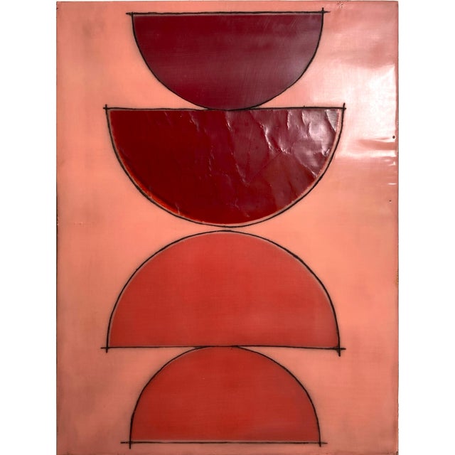 Sculpture Materials Original Encaustic Mixed Media Set by Gina Cochran - "Hello Darling!" - 9 Panels For Sale - Image 7 of 11