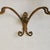 Brown Petite French Brass + Marble Wall-Mounted Console, 1940s - 2 Available For Sale - Image 8 of 10